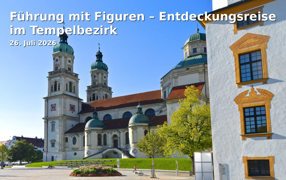 Event: Führung mit Figuren – Entdeckungsreise im Tempelbezirk in Archäologischer Park Cambodunum, Cambodunumweg 3, Kempten on 26. Juli 2026