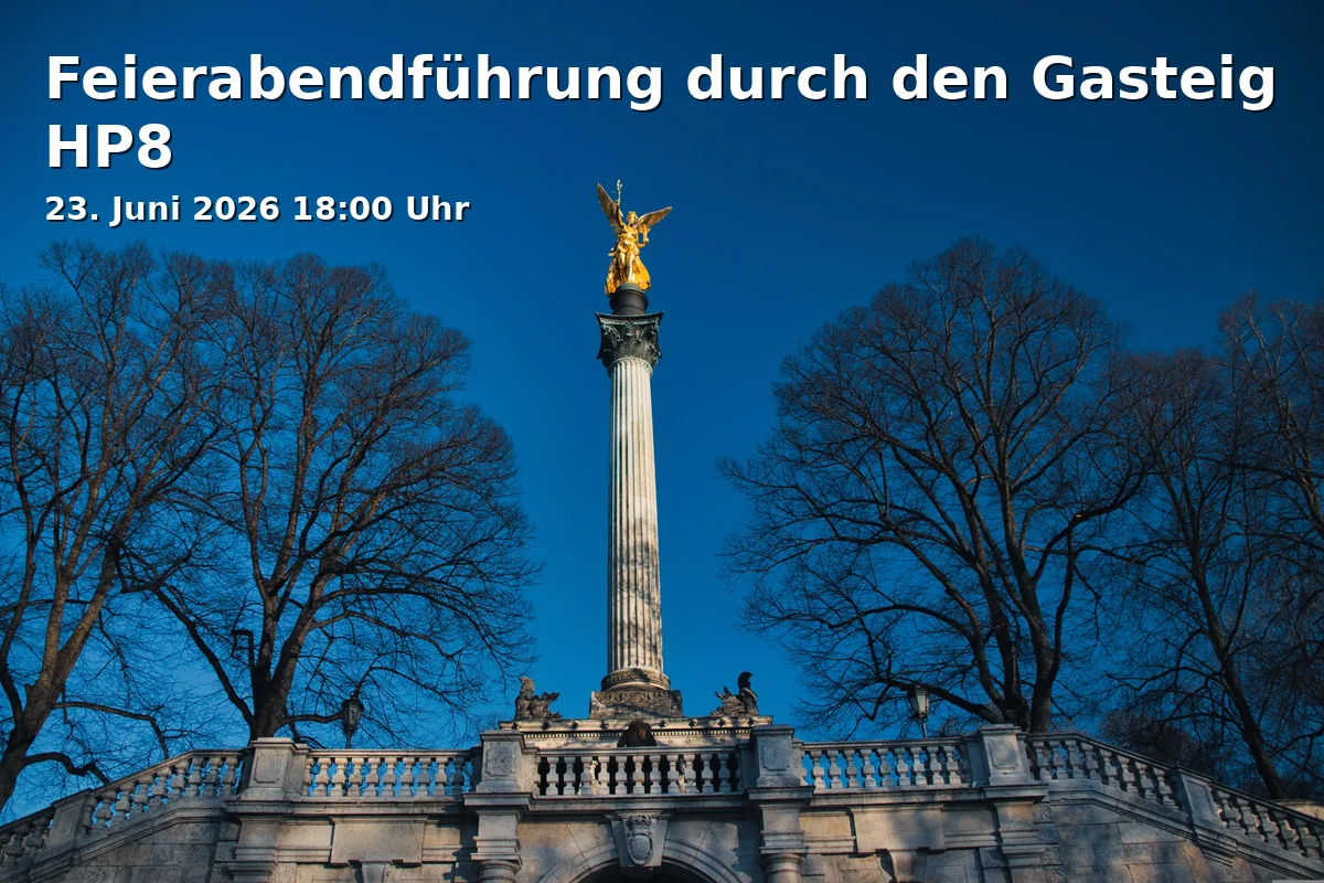 Event: Evening Tour through Gasteig HP8 in Gasteig HP8, Halle E, Hans-Preißinger-Straße 8, 81379 München on 23. June 2026