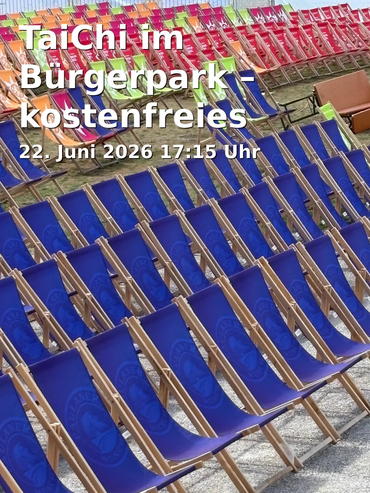 Event: TaiChi im Bürgerpark – kostenfreies Outdoor-Angebot in Braunschweig in Bürgerpark, Grünfläche am Portikus (Zugang über Theodor-Heuss-Straße und Bandungbrücke), 38100 Braunschweig on 22. Juni 2026