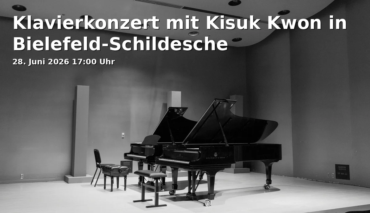 Event: Klavierkonzert mit Kisuk Kwon in Bielefeld-Schildesche