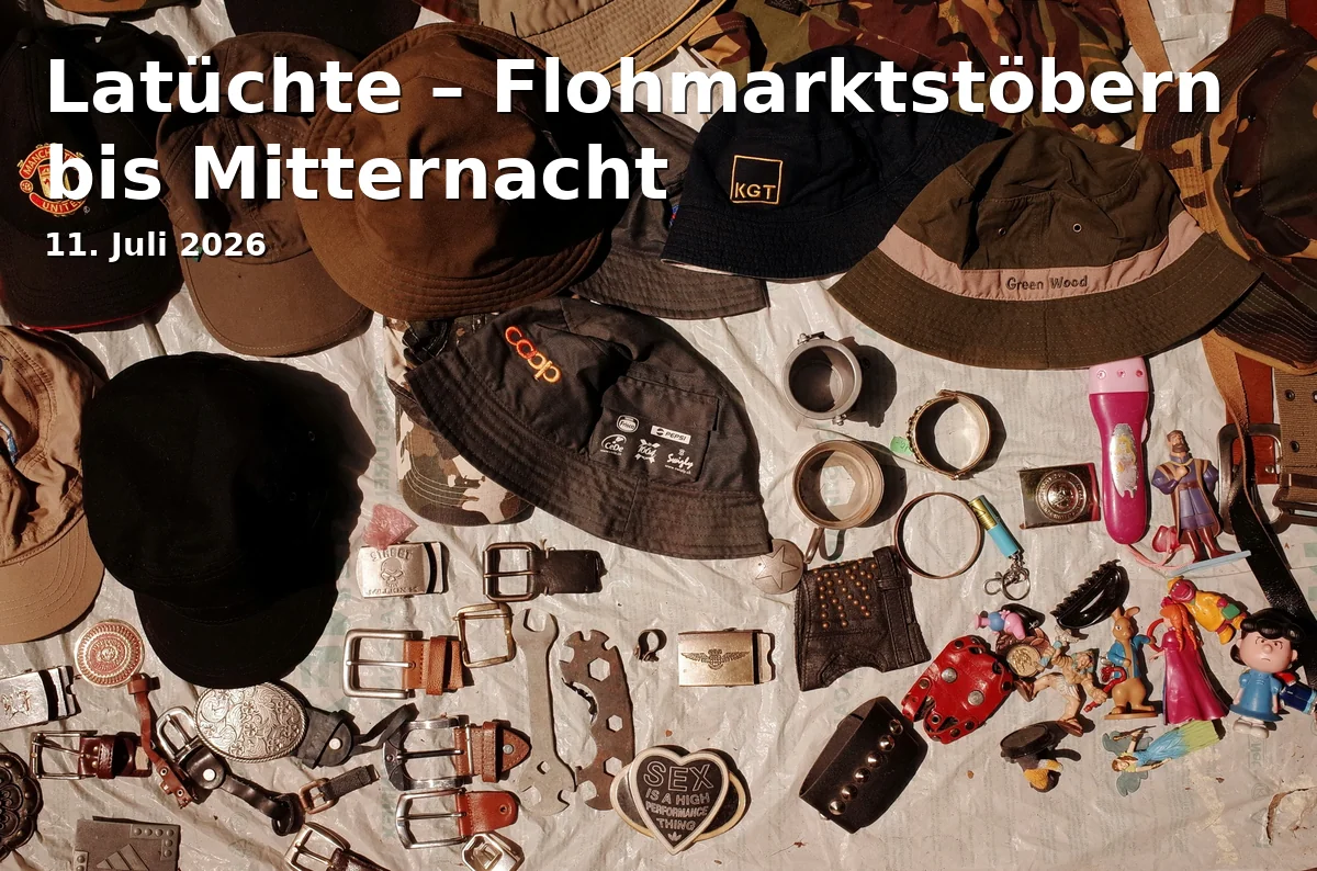 Event: Latüchte – Flohmarktstöbern bis Mitternacht