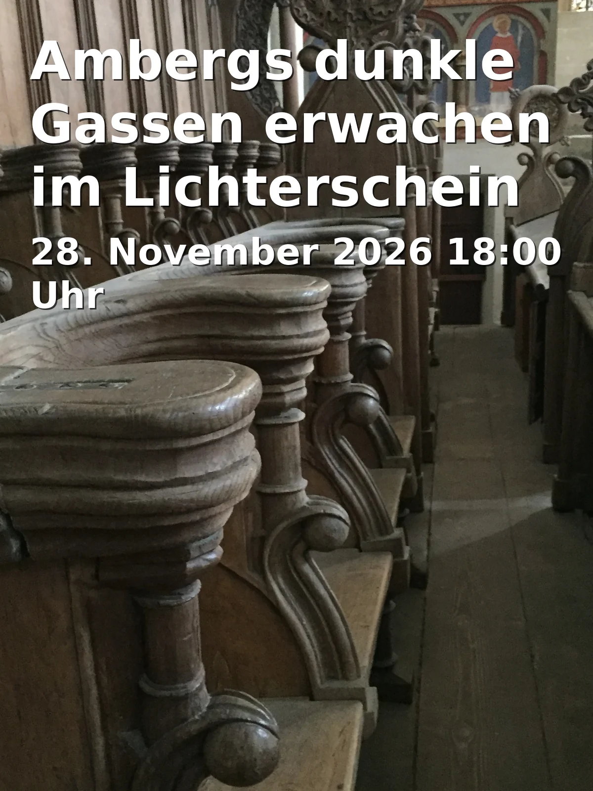 Event: Ambergs dunkle Gassen erwachen im Lichterschein