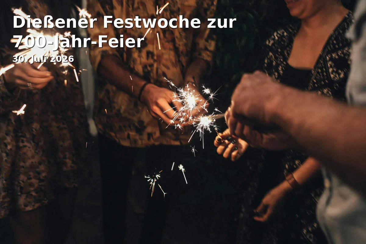 Event: Dießener Festwoche zur 700-Jahr-Feier in Marktplatz Dießen, Marktplatz, 86911 Dießen am Ammersee on 30. Juli 2026