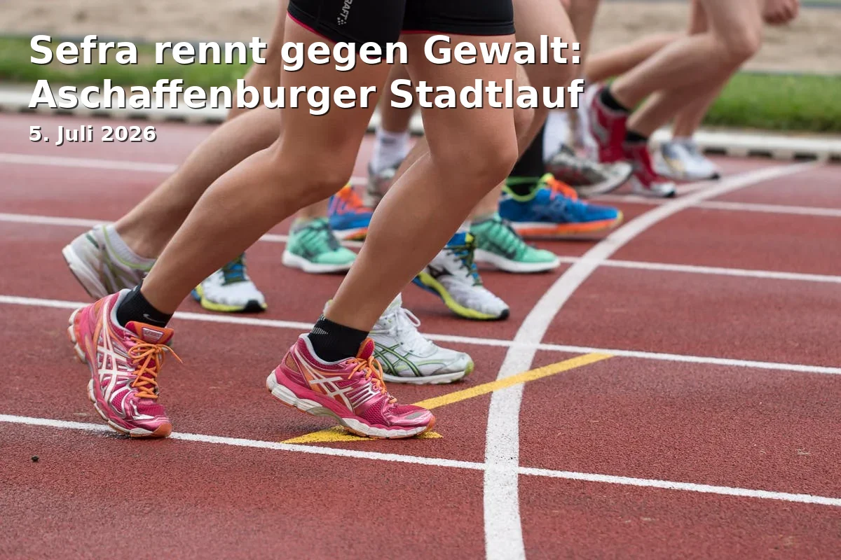Event: Sefra rennt gegen Gewalt: Aschaffenburger Stadtlauf in Aschaffenburger Innenstadt, Luitpoldstraße, 63739 Aschaffenburg on 5. Juli 2026