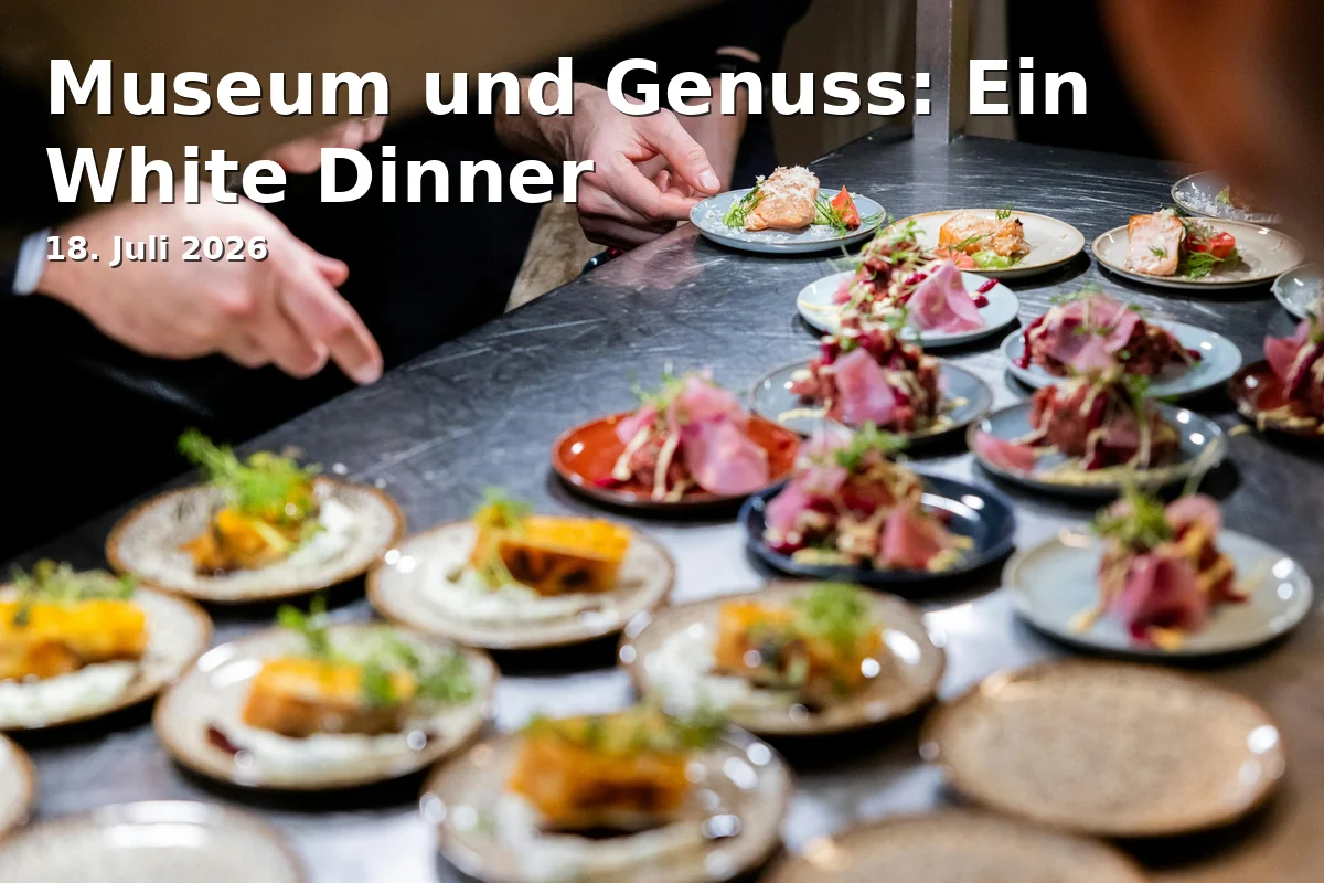 Event: Museum und Genuss: Ein White Dinner in Gemäldegalerie Dachau, Konrad-Adenauer-Straße 3, Dachau on 18. Juli 2026