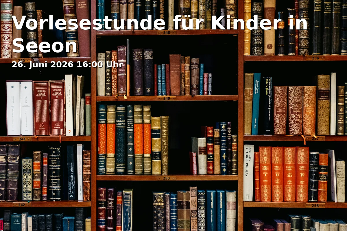 Event: Storytime for Children in Seeon in Gemeindebücherei Seeon, Schulstraße 5a, 83370 Seeon on 26. June 2026