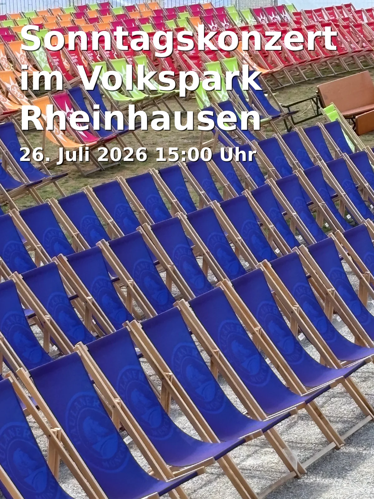 Event: Sonntagskonzert im Volkspark Rheinhausen in Musikpavillon | Volkspark Rheinhausen, Gartenstraße 14, 47053 Duisburg on 26. Juli 2026