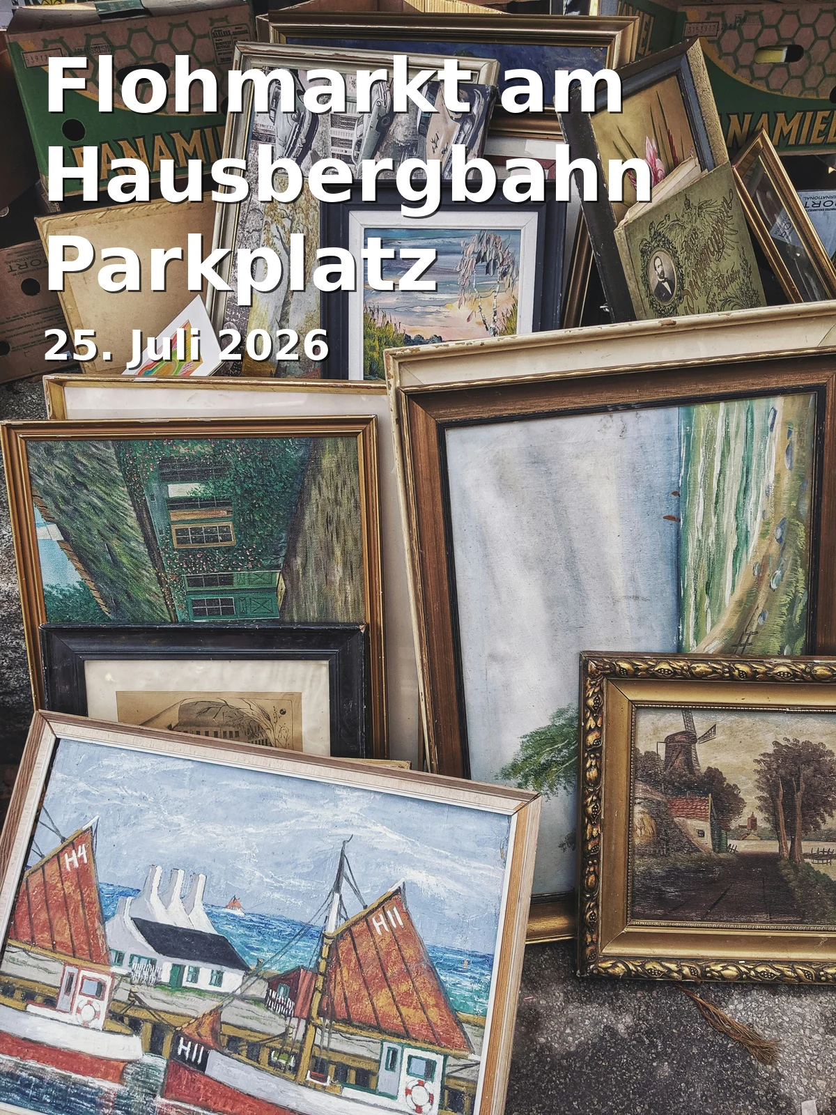 Event: Flohmarkt am Hausbergbahn Parkplatz in Hausbergbahn Parkplatz, 82467 Garmisch-Partenkirchen on 25. Juli 2026