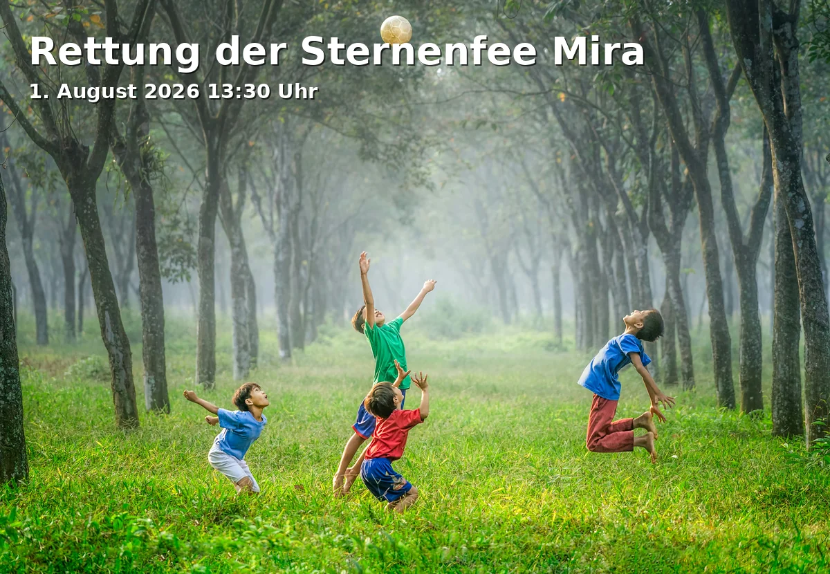 Event: Rescue of the Star Fairy Mira in S-Planetarium Augsburg, Im Thäle 3, 86152 Augsburg on 1. August 2026