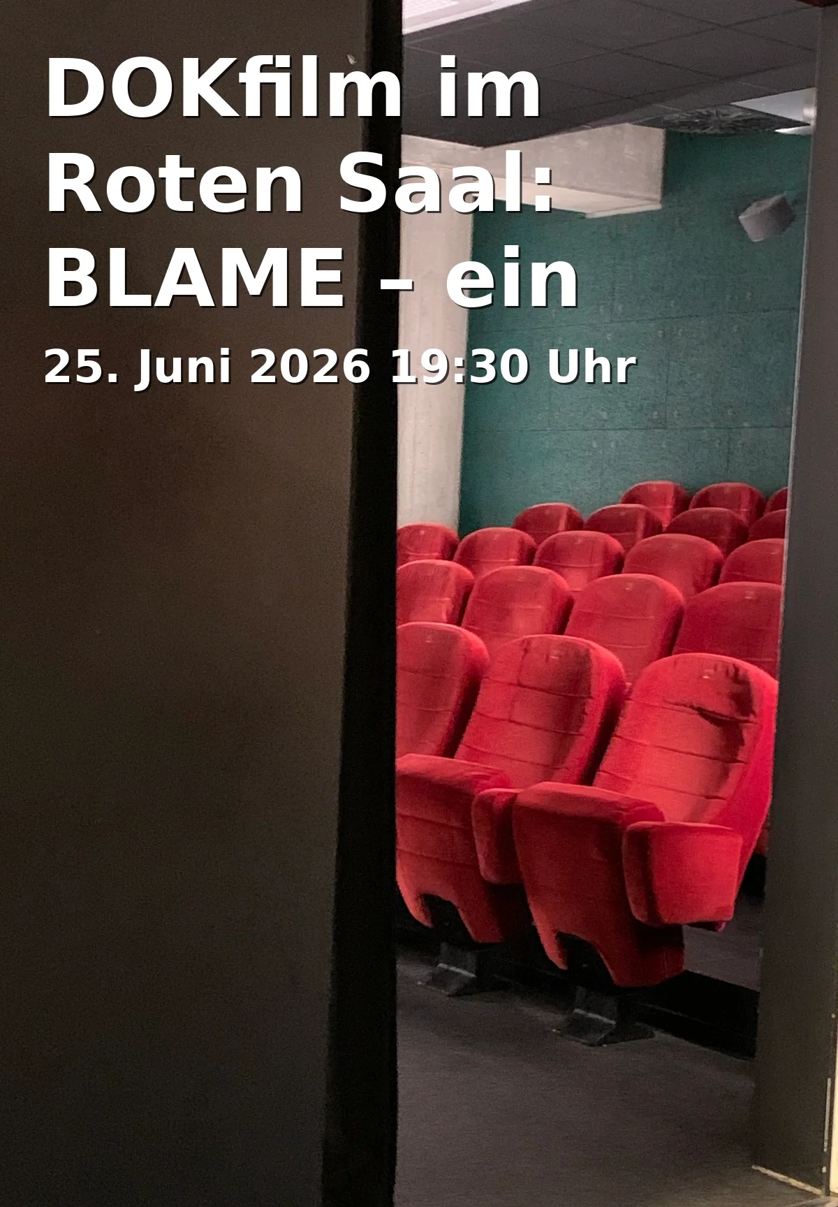 DOKfilm in the Red Hall: BLAME – a visually powerful plea for science