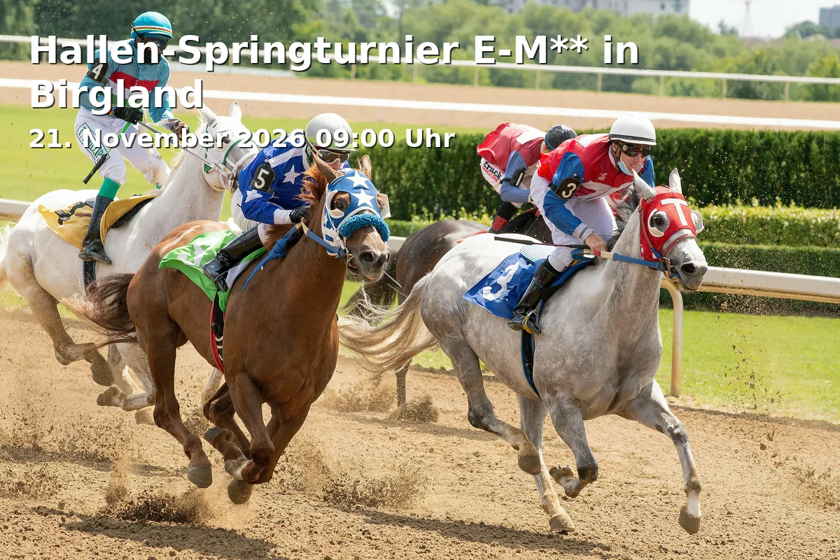 Event: Indoor Show Jumping E-M** in Birgland