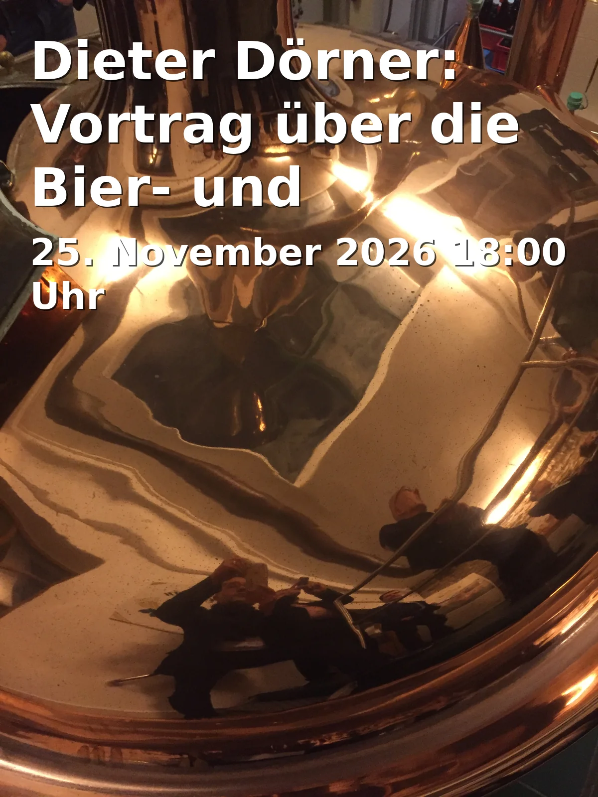 Event: Dieter Dörner: Vortrag über die Bier- und Brauereigeschichte Ambergs