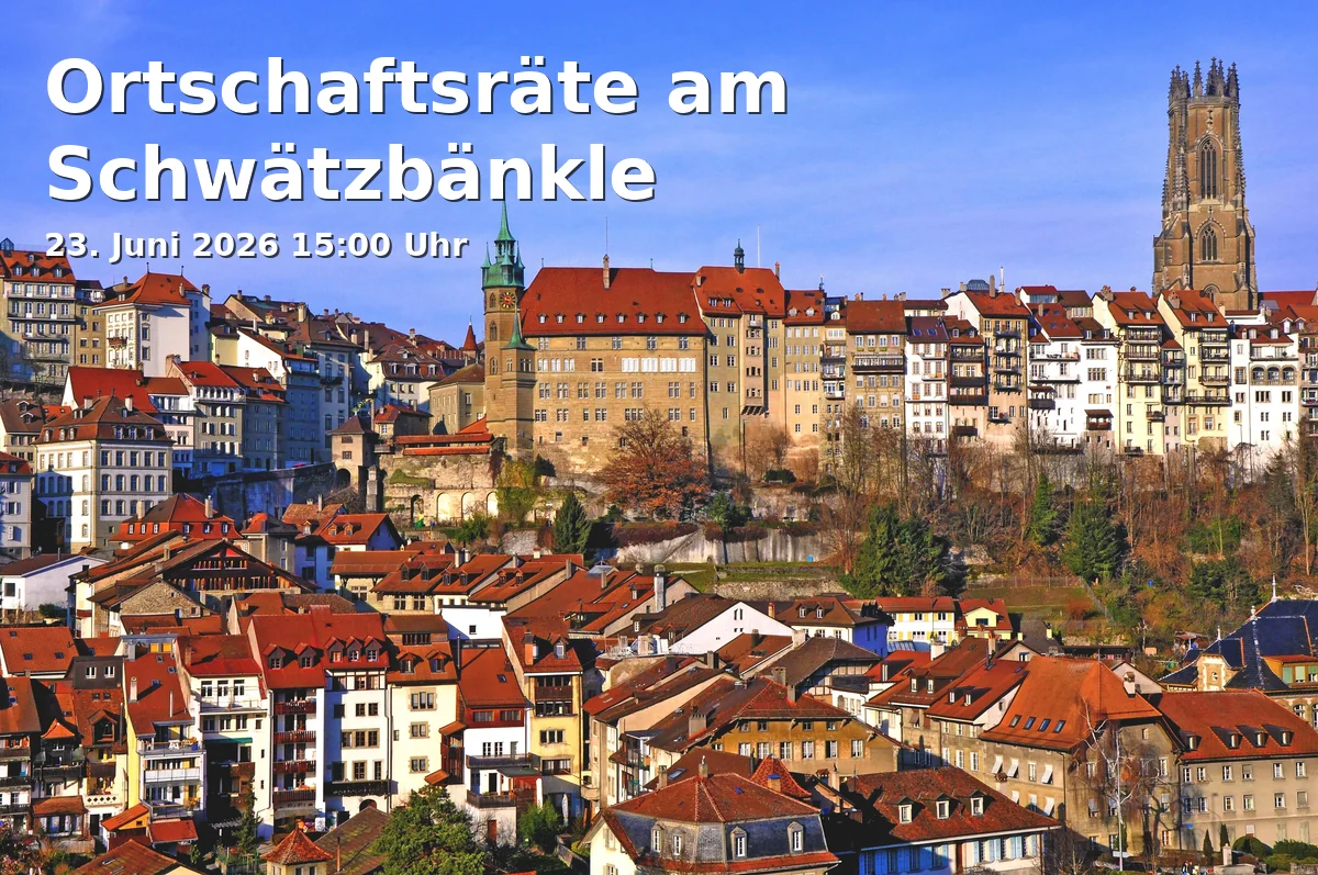 Ortschaftsräte am Schwätzbänkle