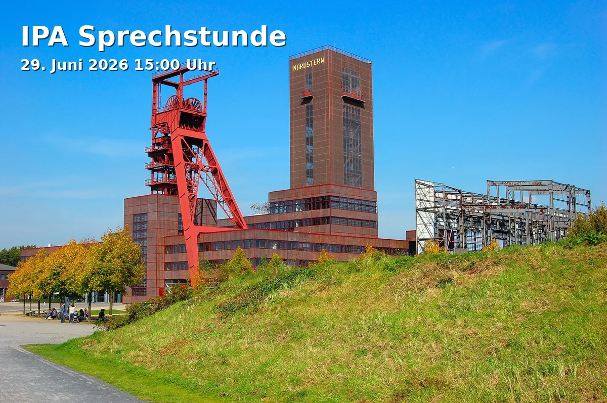 Event: IPA Sprechstunde in IPA-Gebäude, Ückendorfer Straße 138, 45886 Gelsenkirchen on 29. Juni 2026