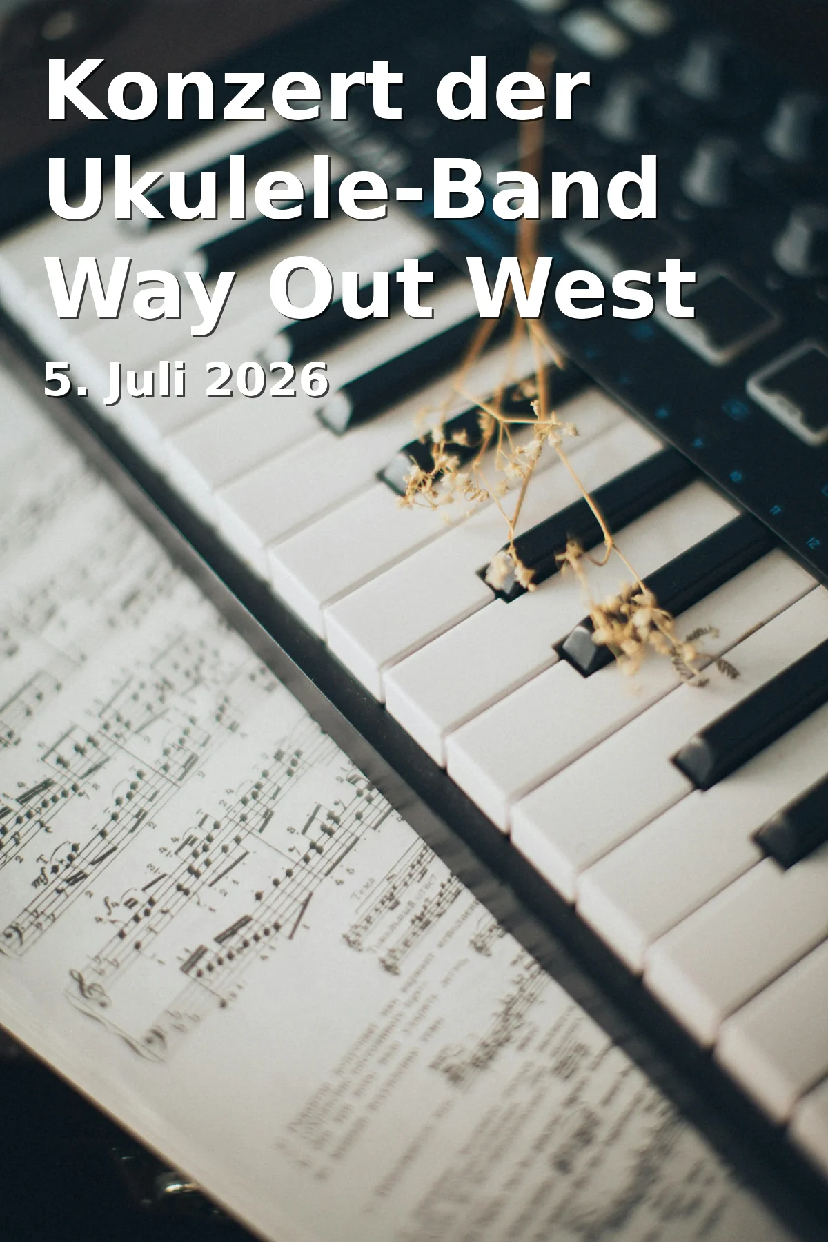 Event: Concert of the Ukulele Band Way Out West in Neue Schmiede, Handwerkerstr. 7, 33617 Bielefeld on 5. July 2026