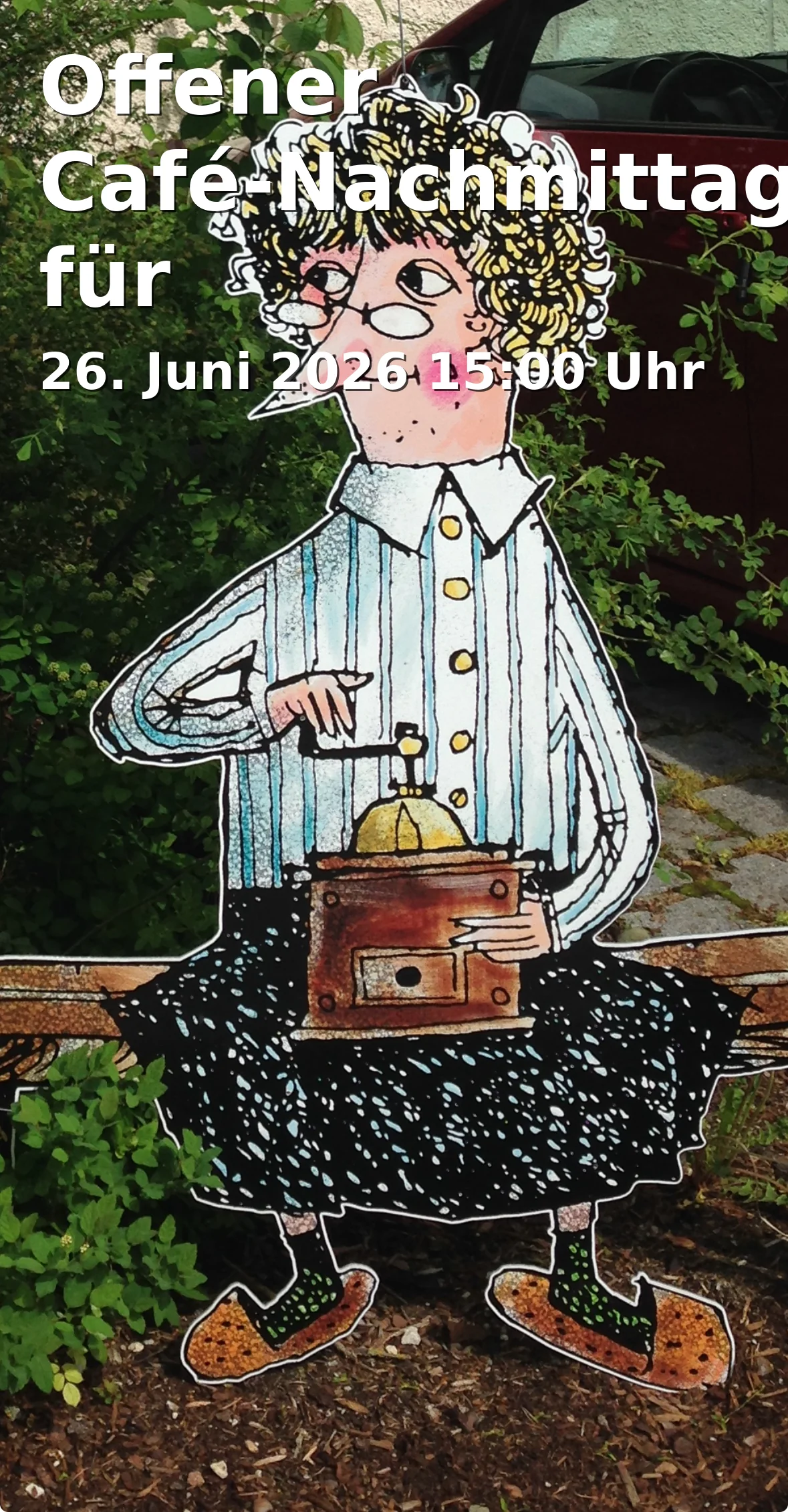 Event: Offener Café-Nachmittag für Senior*innen in Freiburg in AWO - Seniorenwohnanlage Landwasser, Spechtweg 33-37, 79110 Freiburg on 26. Juni 2026
