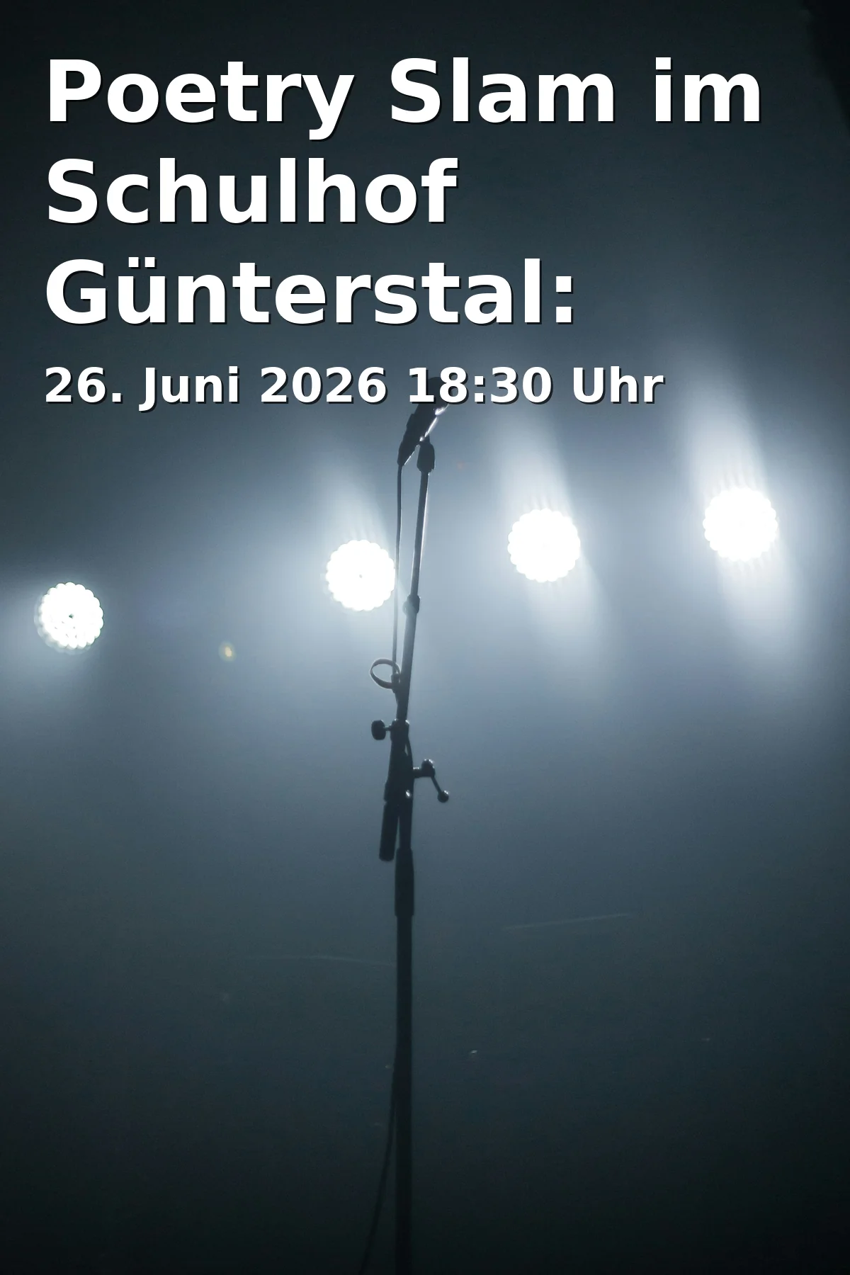 Poetry Slam im Schulhof Günterstal: Wortkunst unter freiem Himmel