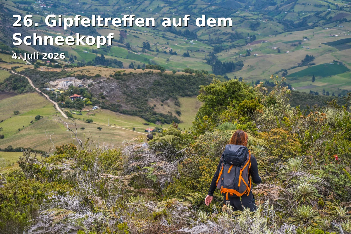 Event: 26th Summit Meeting at Schneekopf in Schneekopf, Nähe Gehlberger Straße, 98528 Suhl on 4. July 2026