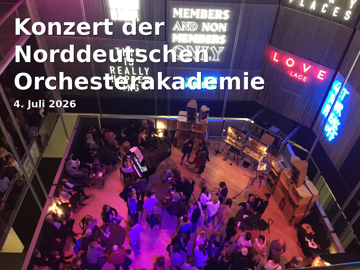 Event: Konzert der Norddeutschen Orchesterakademie in Konzertkirche Neubrandenburg, an der Marienkirche, Neubrandenburg on 4. Juli 2026