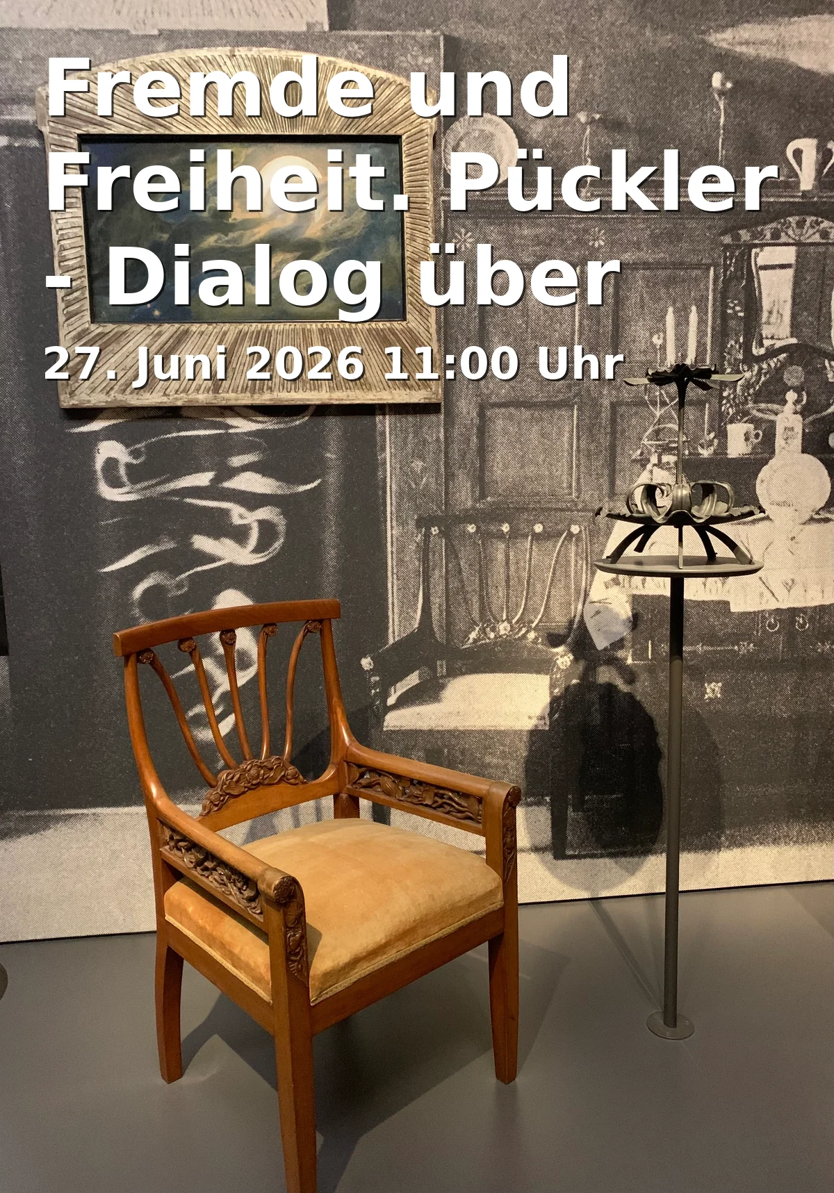 Event: Strangers and Freedom. Pückler - Dialogue about a Cosmopolitan. Mona Höke and Kathrin Karras in Brandenburgisches Landesmuseum für Moderne Kunst - Dieselkraftwerk Cottbus, Am Amtsteich 15, 03046 Cottbus on 27. June 2026