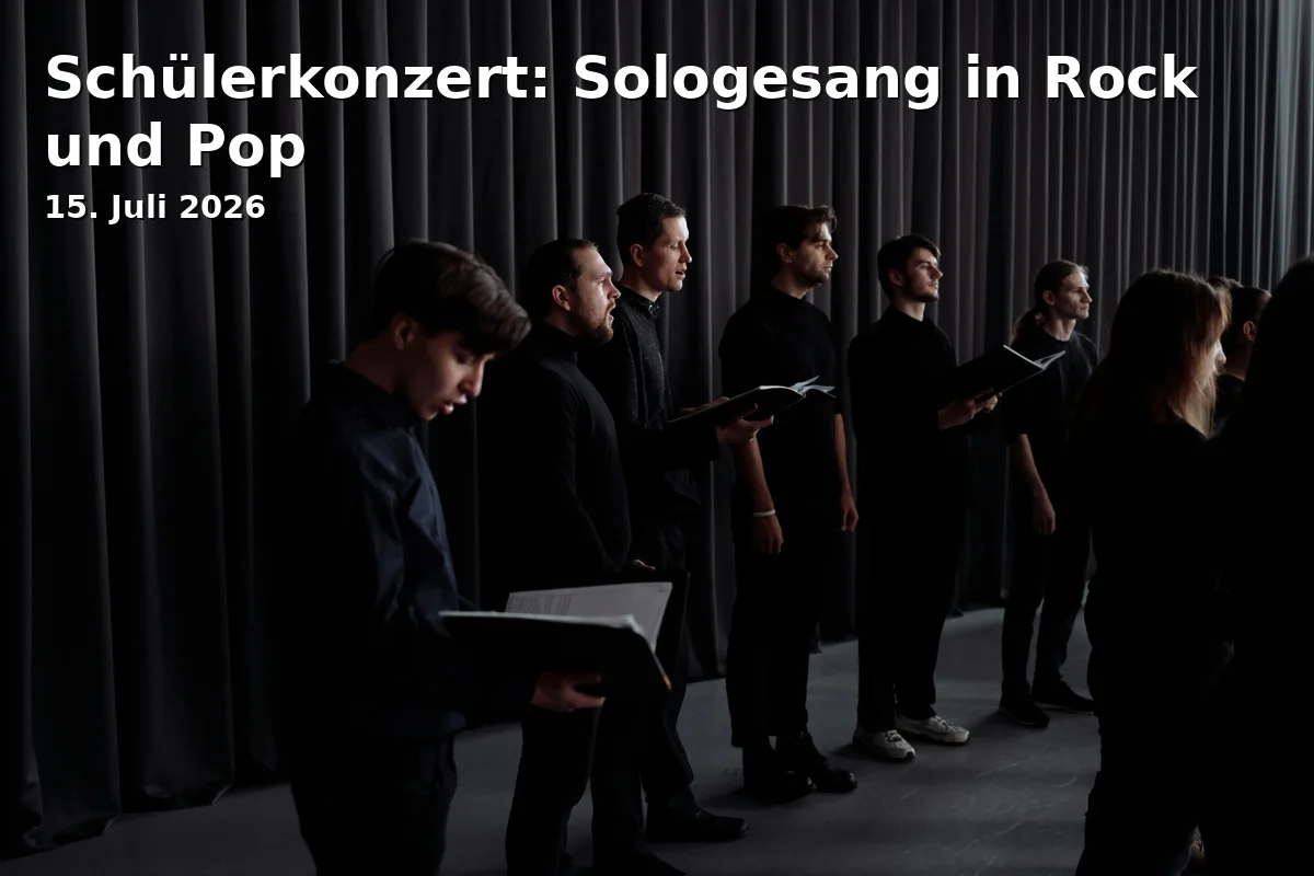 Student Concert: Solo Singing in Rock and Pop