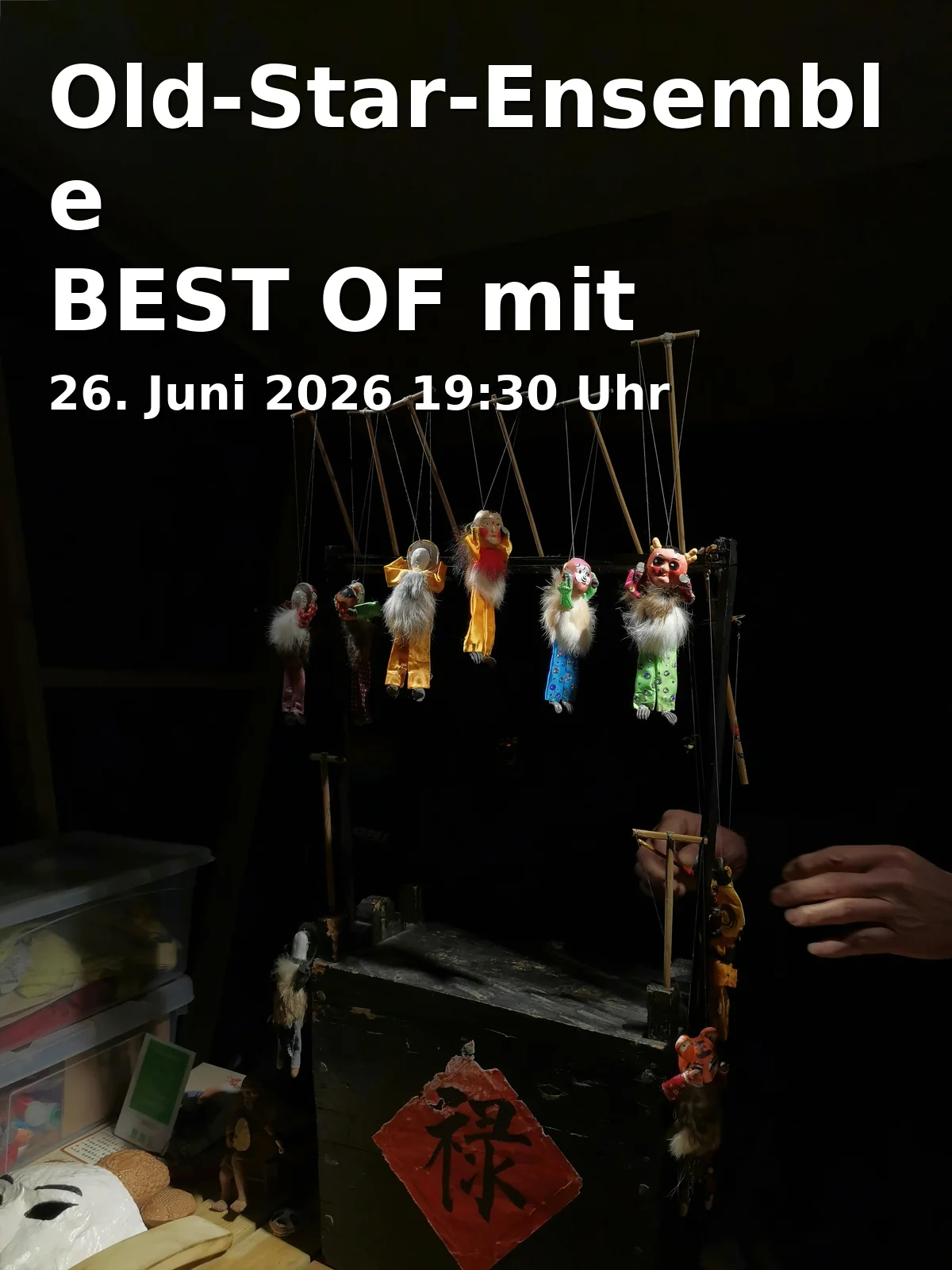 Event: Old-Star-Ensemble BEST OF with Matthias Leitner, Tobias Ostermeier, Inge Faes. in STATT-THEATER Kleinkunstbühne, Winklergasse 16, 93047 Regensburg on 26. June 2026