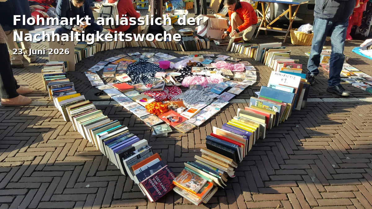 Event: Flea Market on the Occasion of Sustainability Week in Zentralbücherei, Thon-Dittmer-Palais - Haidplatz 8, 93047 Regensburg on 23. June 2026