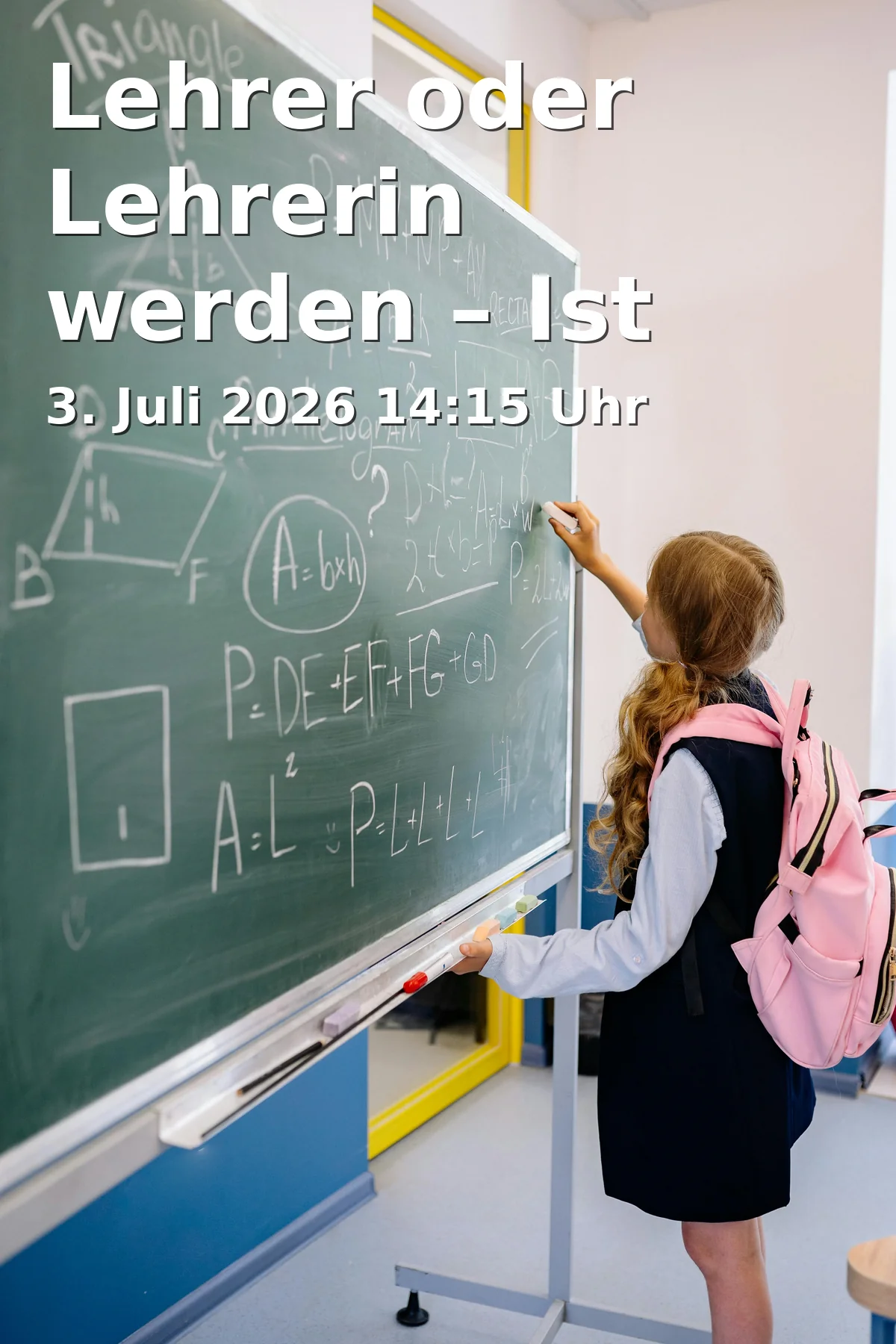 Event: Becoming a Teacher – Is This Profession Right for Me? in Universität Bielefeld, Raum B2-126 on 3. July 2026