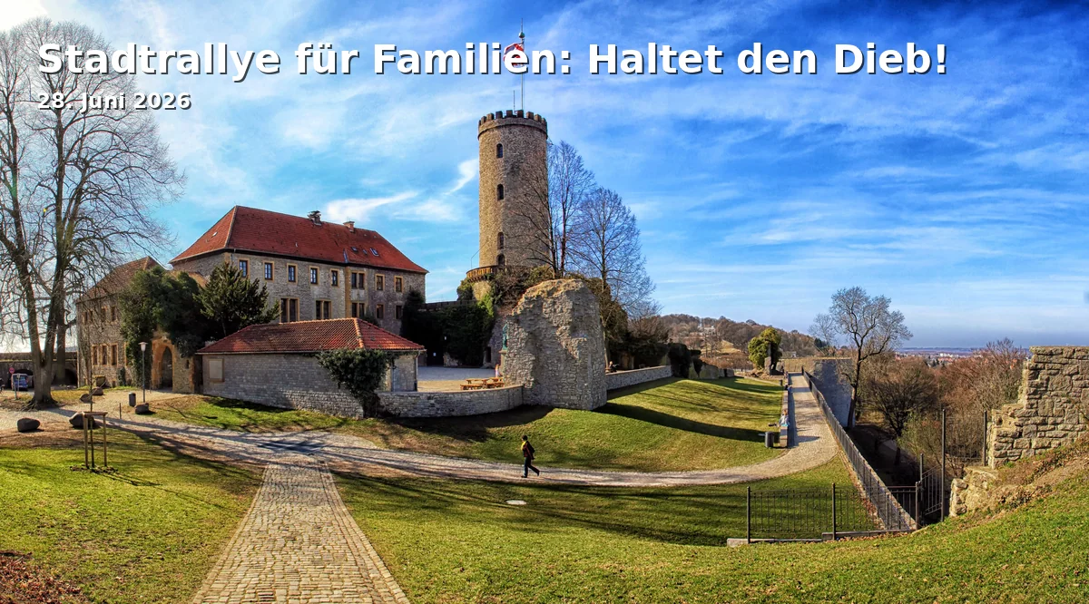 Event: City Rally for Families: Catch the Thief! in Historisches Museum, Ravensberger Park, 33607 Bielefeld on 28. June 2026