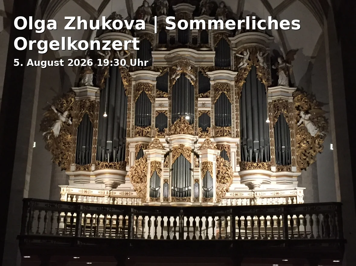Event: Olga Zhukova | Sommerliches Orgelkonzert in Friedenskirche Hamborn, Duisburger Straße 174 on 5. August 2026