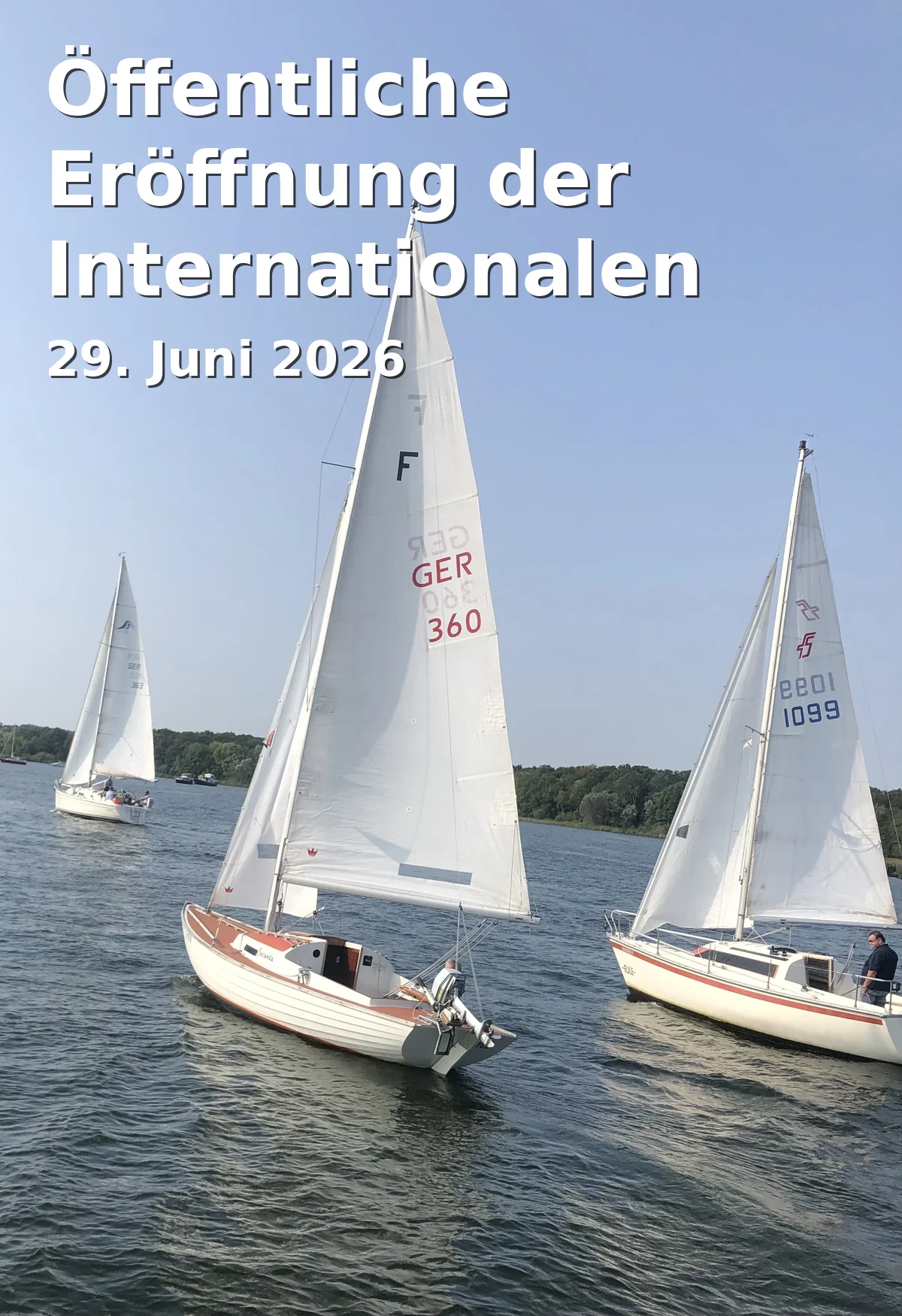 Öffentliche Eröffnung der Internationalen Segelflugmeisterschaften