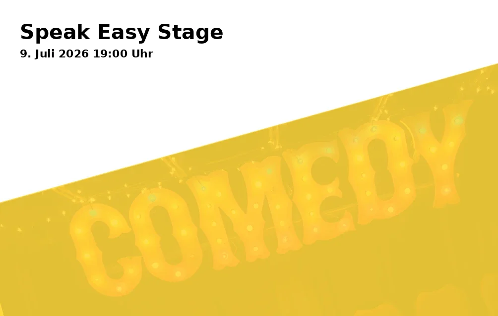 Event: Speak Easy Stage in Die Trompete, Viktoriastr. 45, 44787 Bochum on 9. Juli 2026
