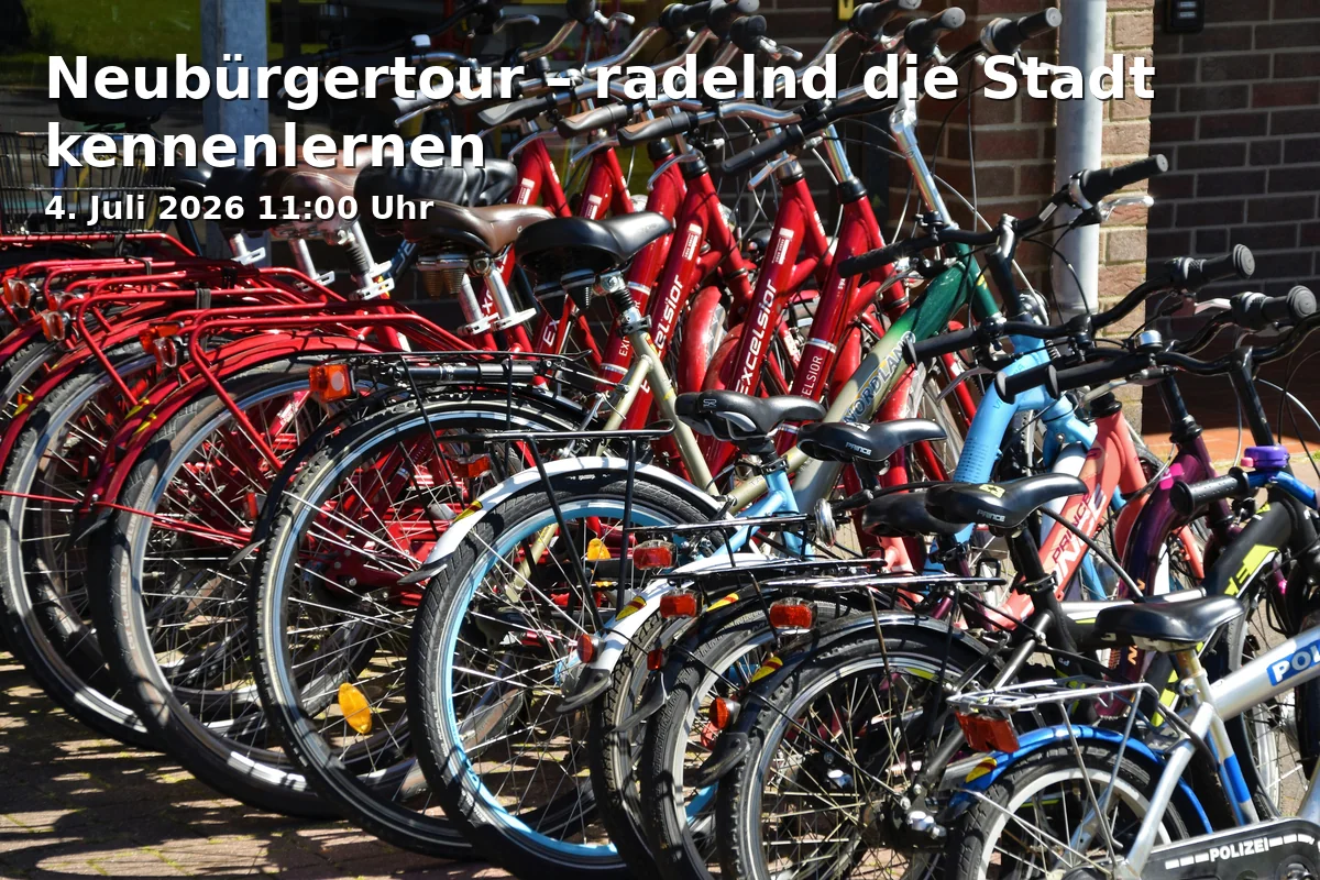 Event: Neubürgertour – radelnd die Stadt kennenlernen