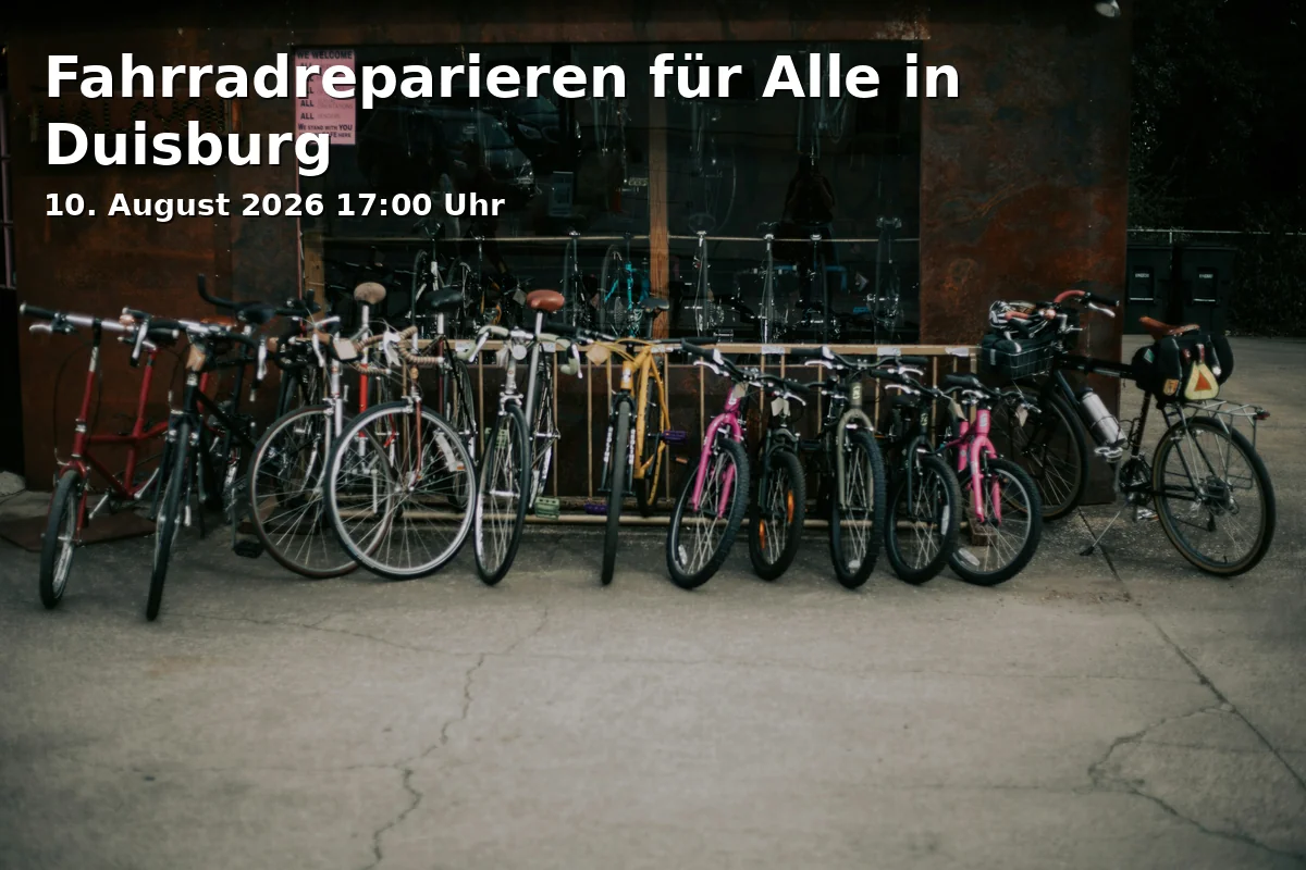 Event: Bike Repair for Everyone in Duisburg