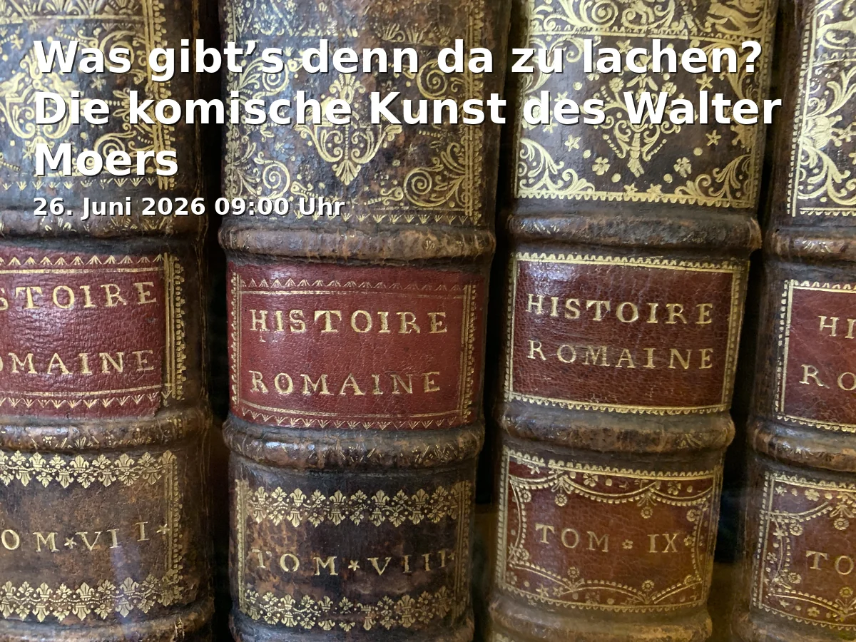 Was gibt’s denn da zu lachen? Die komische Kunst des Walter Moers