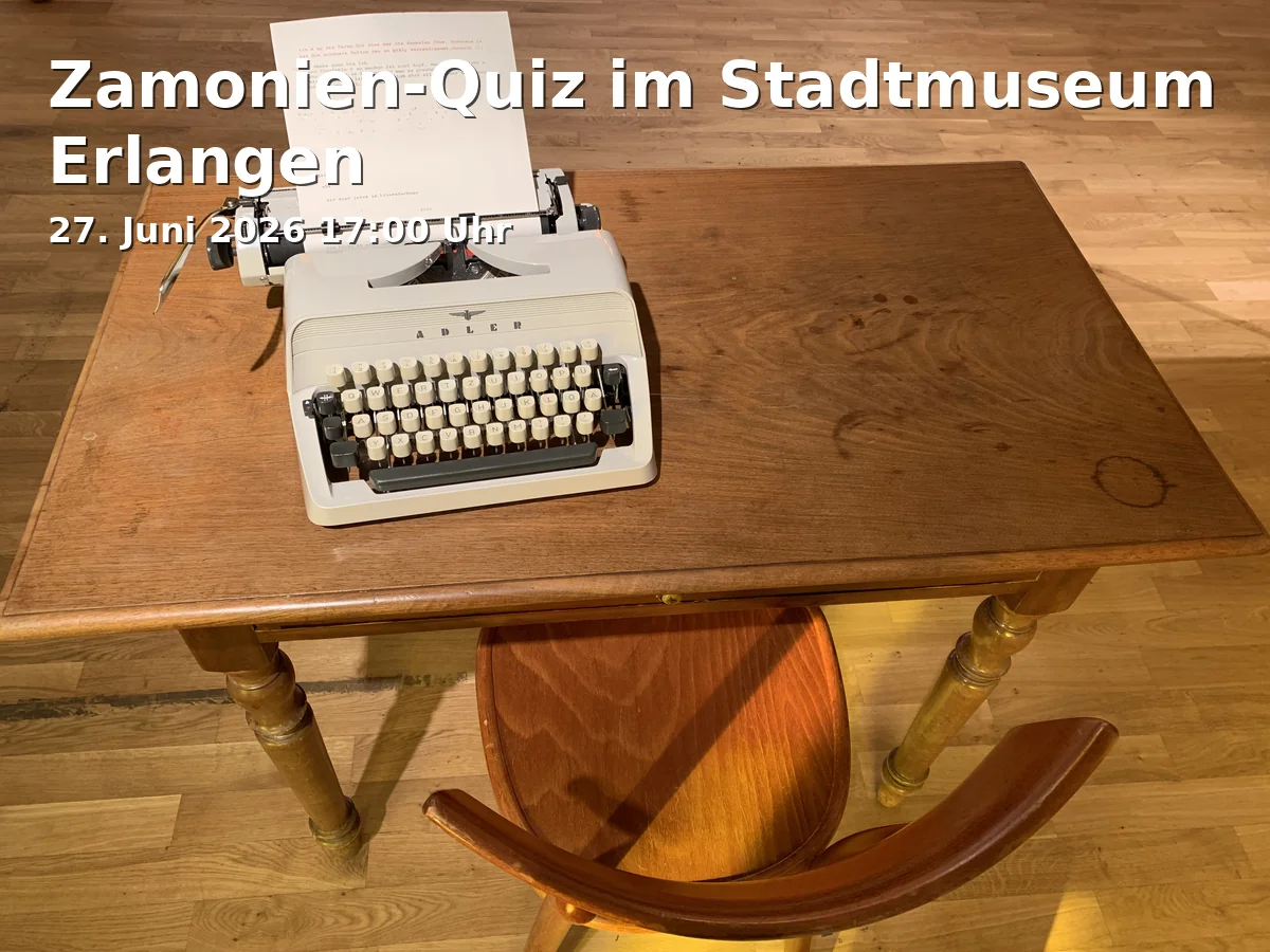 Zamonien Quiz at the City Museum Erlangen