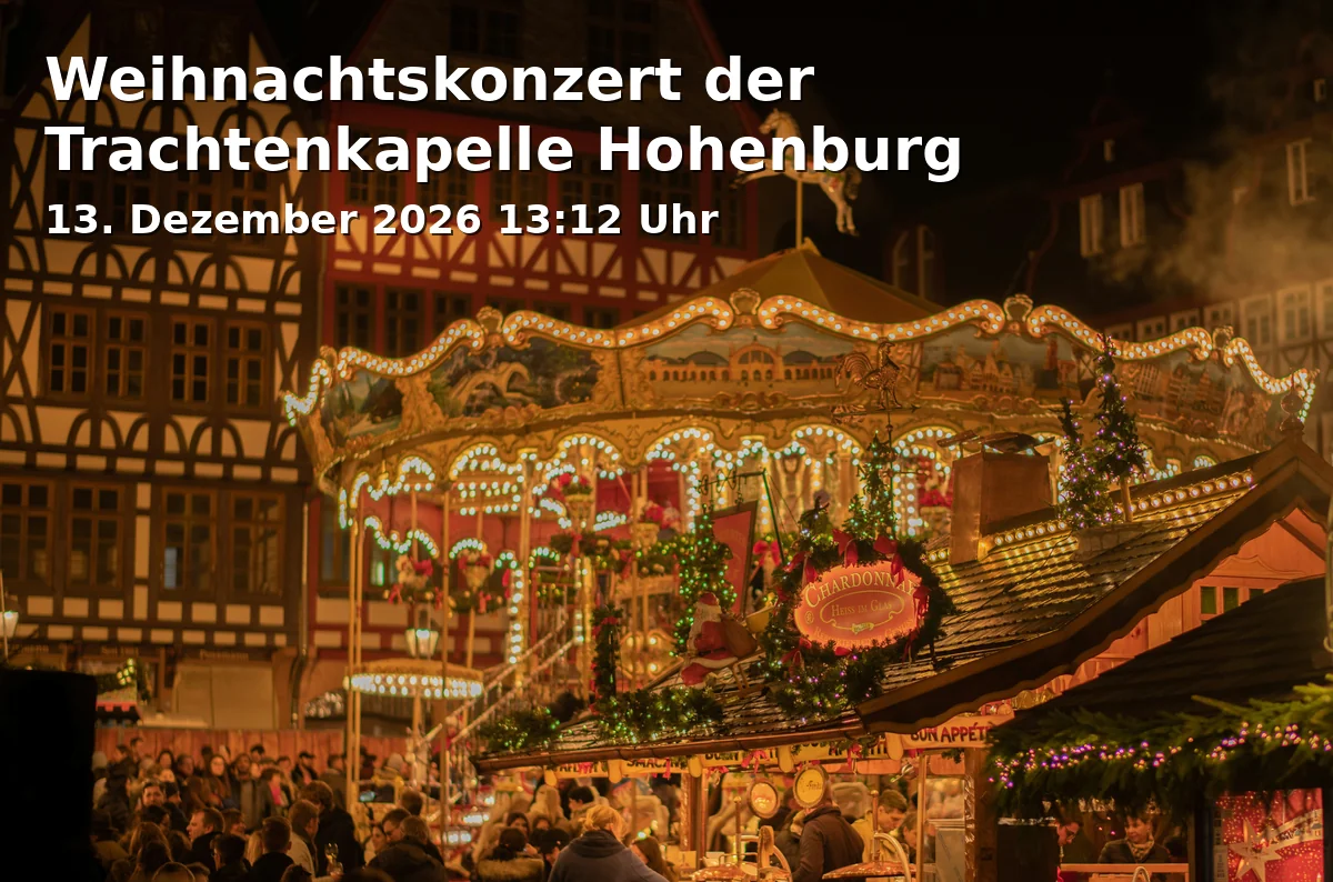 Event: Weihnachtskonzert der Trachtenkapelle Hohenburg