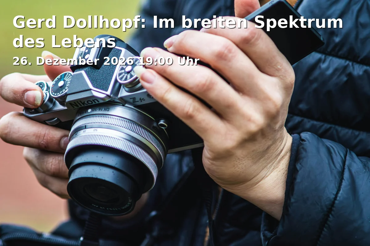 Event: Gerd Dollhopf: Im breiten Spektrum des Lebens