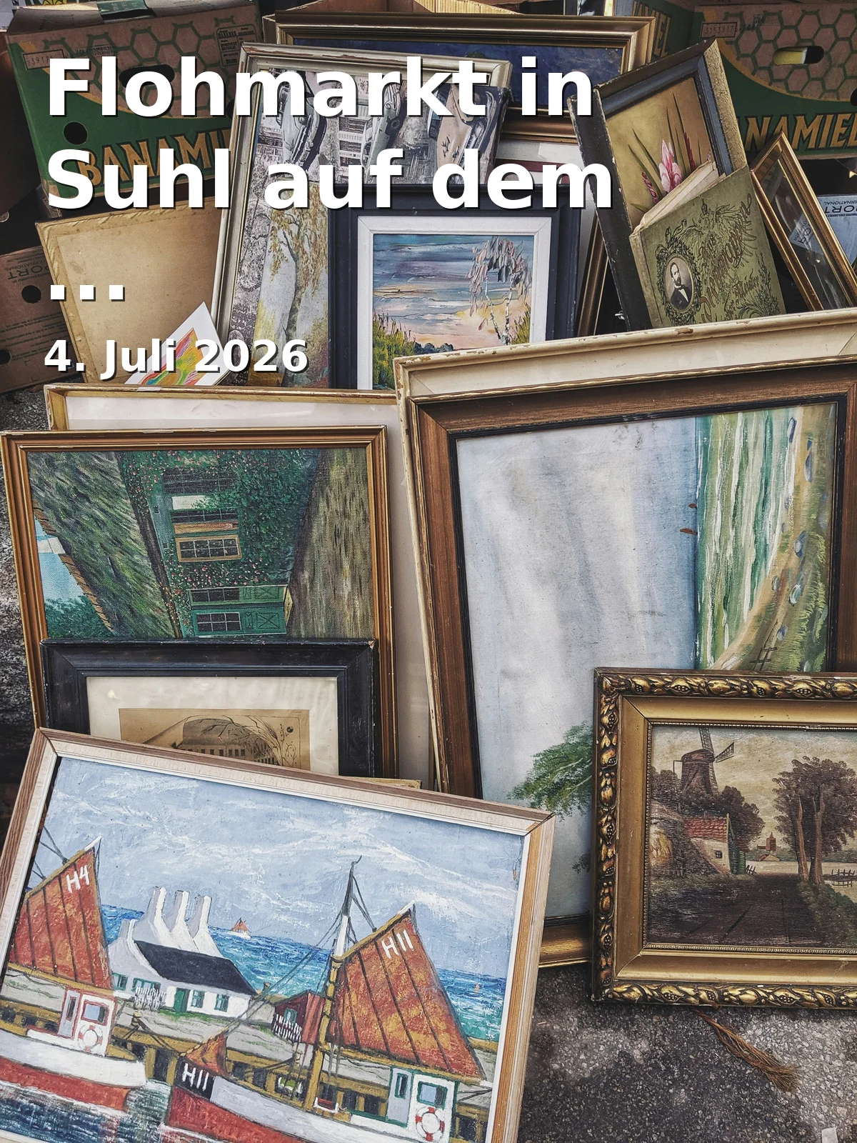 Flea Market in Suhl at the Simson Industrial Park