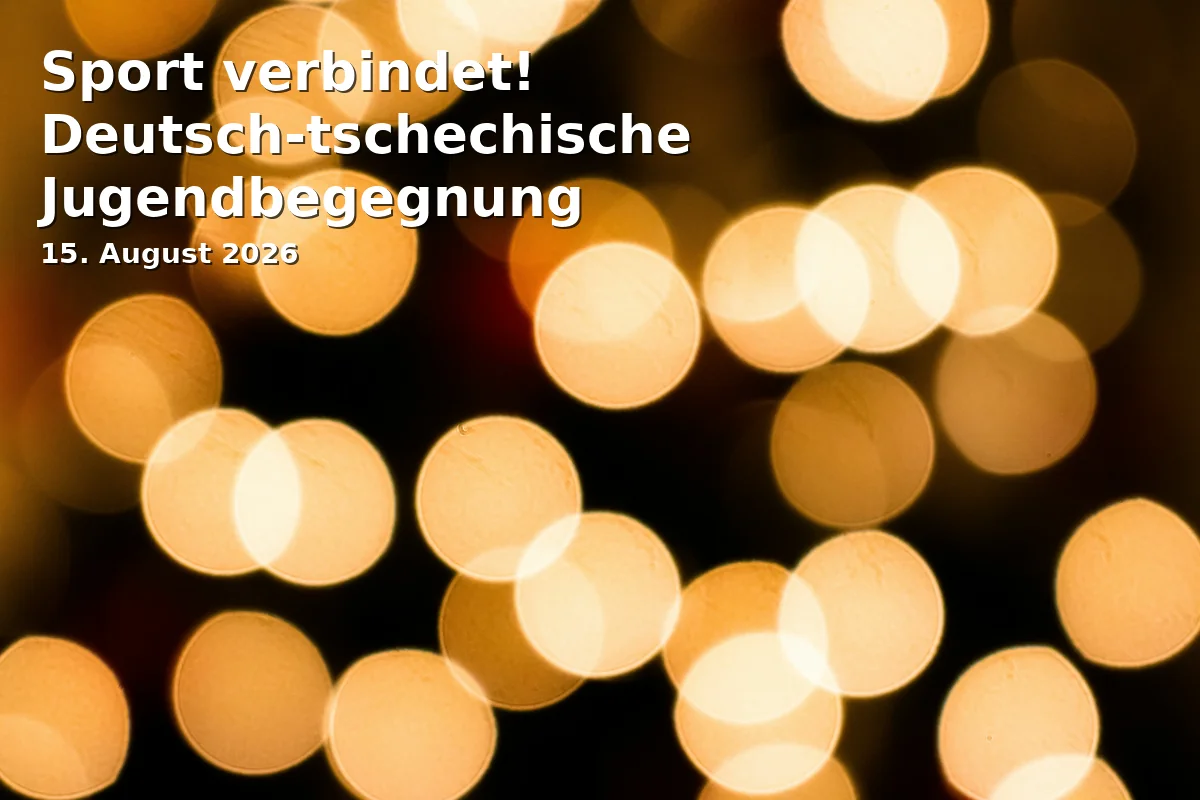 Event: Sport verbindet! Deutsch-tschechische Jugendbegegnung