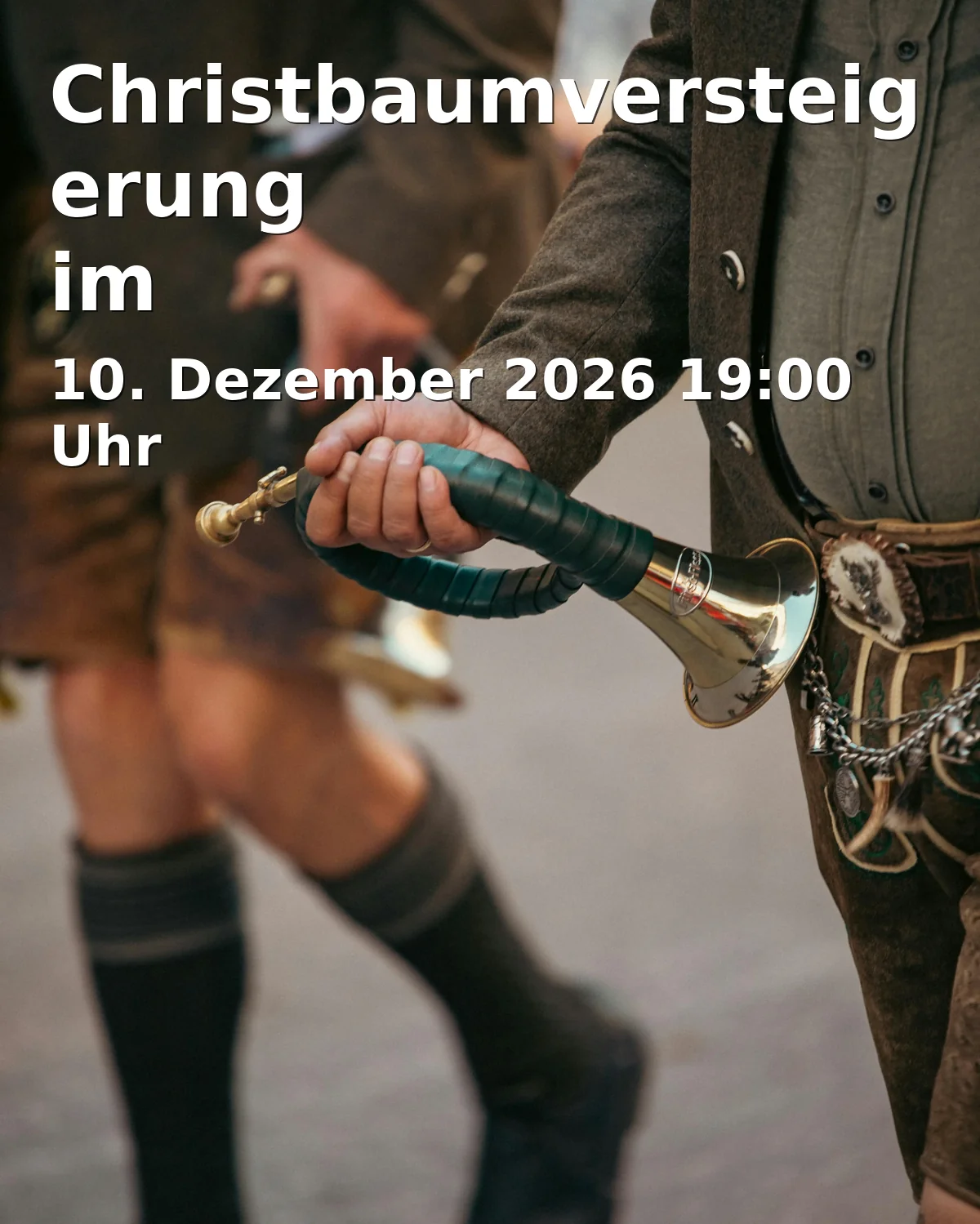 Event: Christbaumversteigerung im Landgasthof-Café Anni