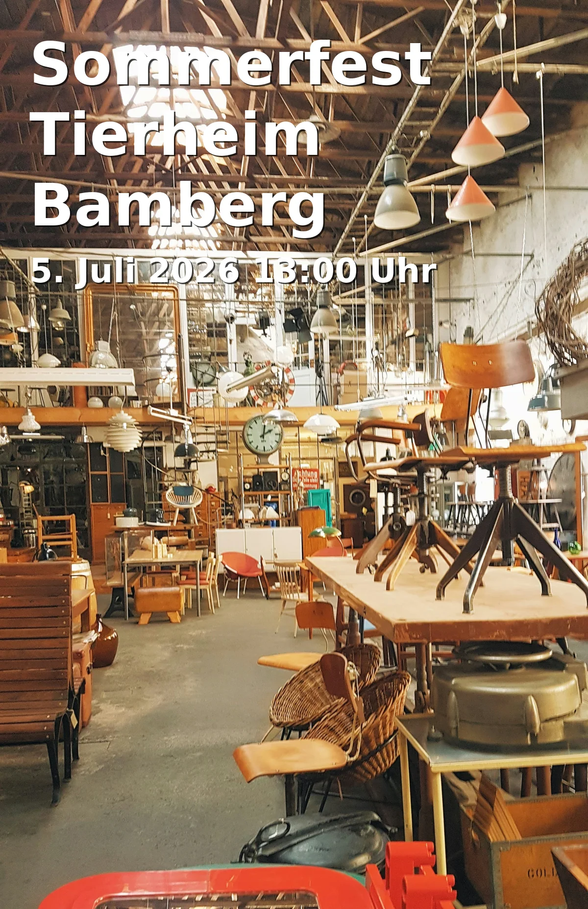 Event: Sommerfest Tierheim Bamberg in Tierheim Berganza, Rothofer Weg 30, 96049 Bamberg on 5. Juli 2026
