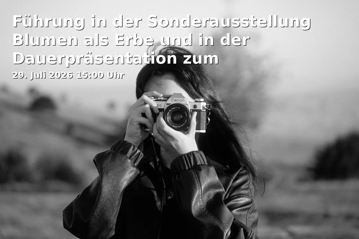 Event: Führung in der Sonderausstellung Blumen als Erbe und in der Dauerpräsentation zum Benary-Speicher in Benary-Speicher, Druckereimuseum und Schaudepot der Museen der Stadt Erfurt, Brühler Straße 37, 99084 Erfurt on 29. Juli 2026