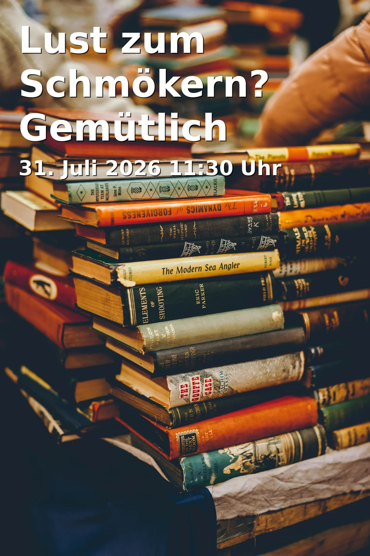 Event: Lust zum Schmökern? Gemütlich Zeitung lesen? in der Gemeindebücherei Herrsching in Gemeindebücherei Herrsching, Madeleine-Ruoff-Straße 4a, 82211 Herrsching on 31. Juli 2026