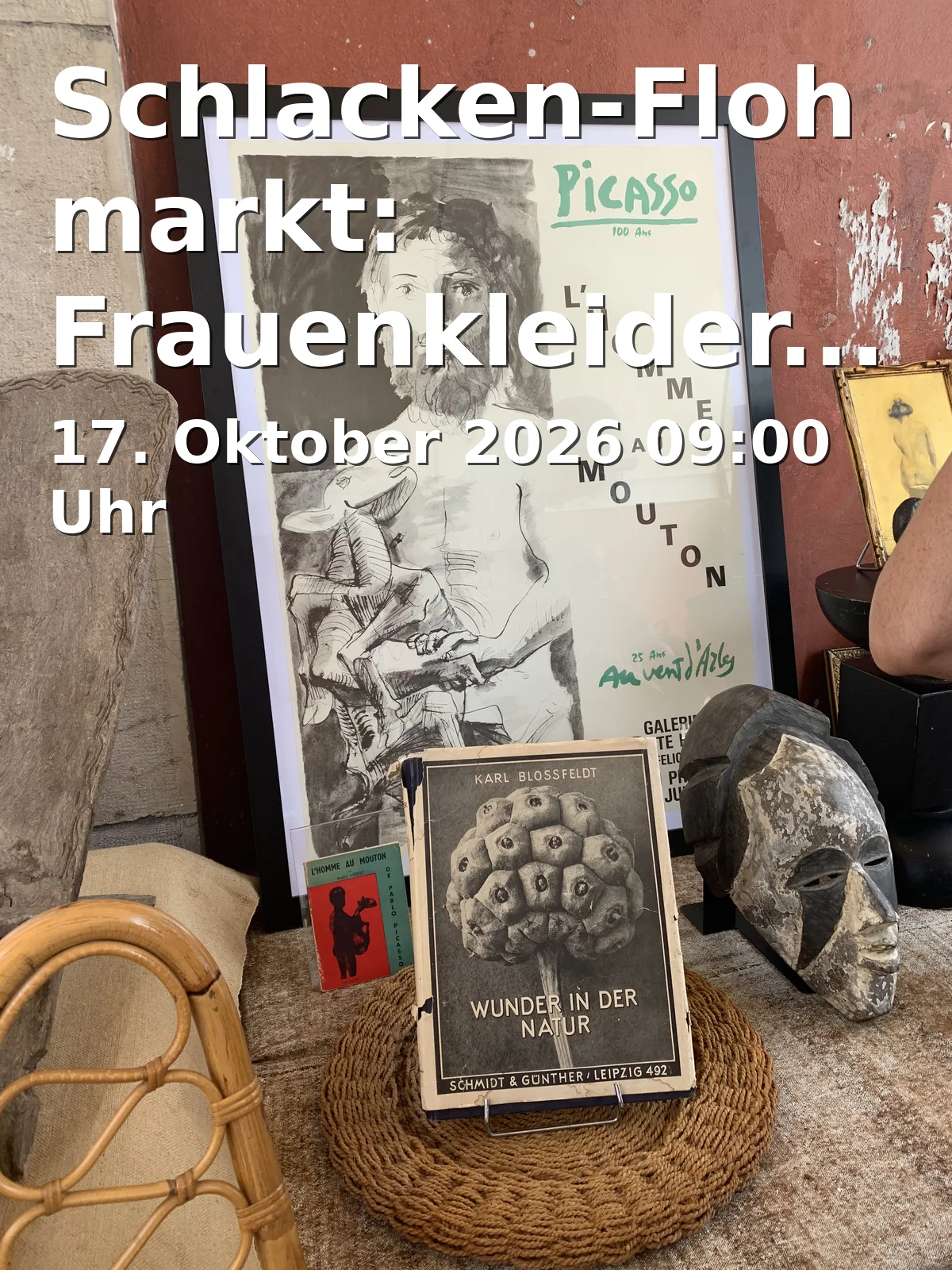 Event: Schlacken-Flohmarkt: Frauenkleiderflohmarkt im Oktober in Siebeneichen