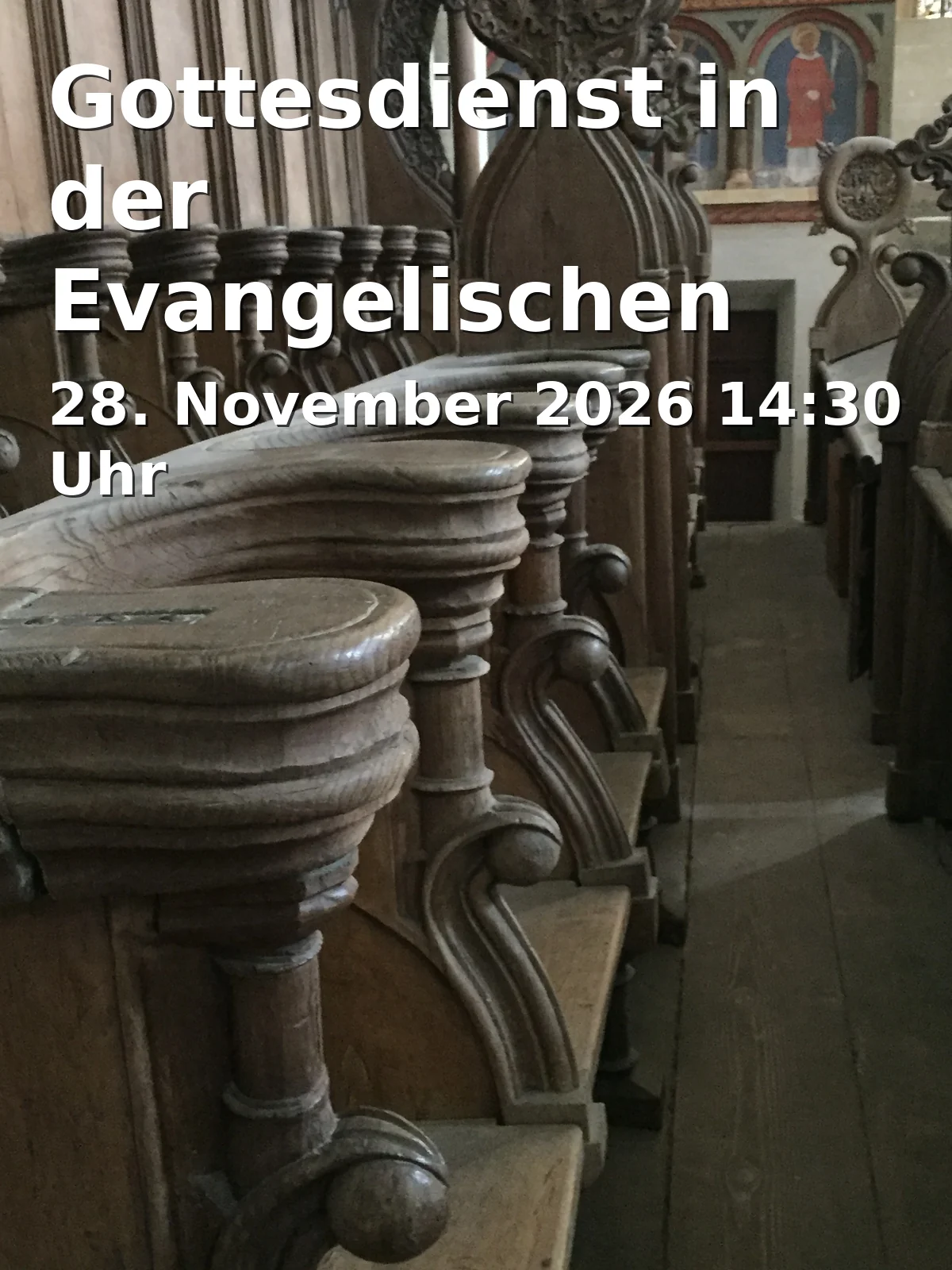 Event: Gottesdienst in der Evangelischen Kirche St. Peter und Paul