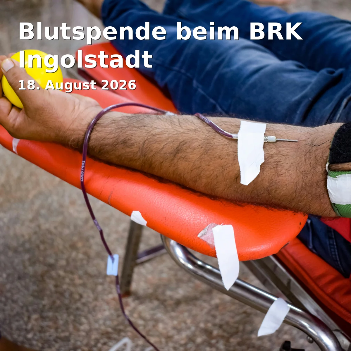 Event: Blood Donation at BRK Ingolstadt in Eventhalle Westpark, Am Westpark 6, 85057 Ingolstadt on 18. August 2026