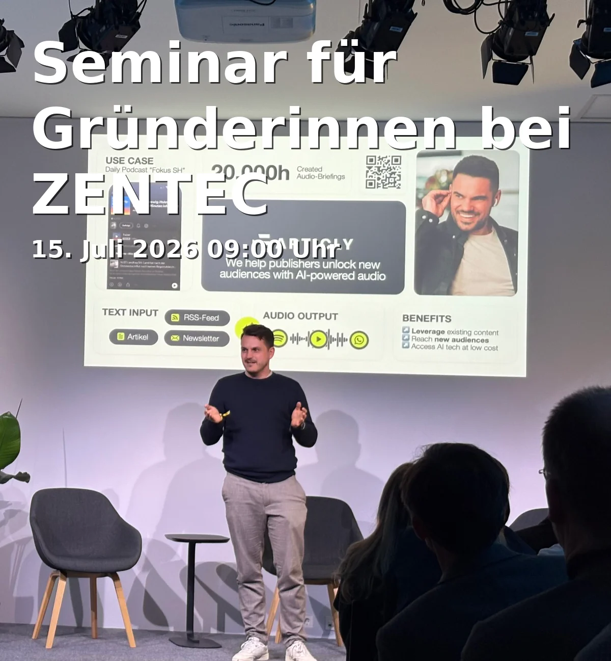 Event: Seminar for Female Founders at ZENTEC in ZENTEC GmbH, Rüttelweg 7, 63843 Niedernberg on 15. July 2026