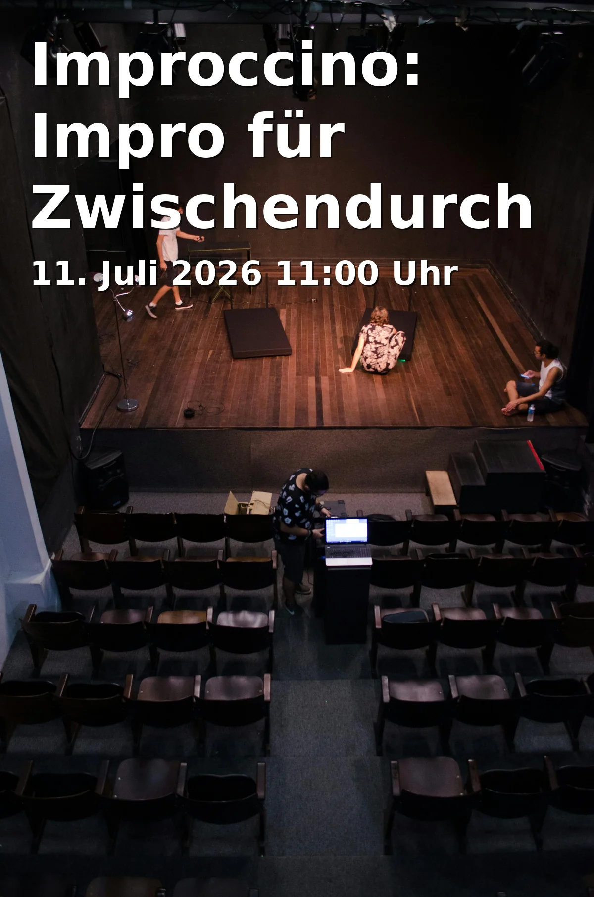 Event: Improccino: Impro für Zwischendurch (alle Level) in TheaterImpulse, Mittelstraße 1, 33602 Bielefeld on 11. Juli 2026
