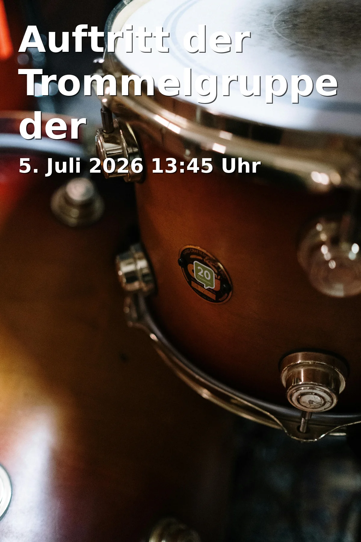 Event: Auftritt der Trommelgruppe der Hansjakob-Realschule in Theater Freiburg - Theatervorplatz, Bertoldstraße 46, 79098 Freiburg on 5. Juli 2026